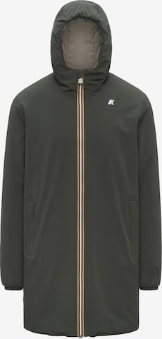 K-Way Winter Jacket in Green: front