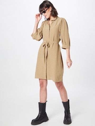 Samsøe Samsøe Shirt dress 'MEJSI' in Beige