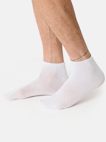 Chaussettes 'Classic' Nur Der en blanc