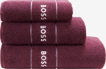 BOSS Washcloth 'PLAIN' in Red