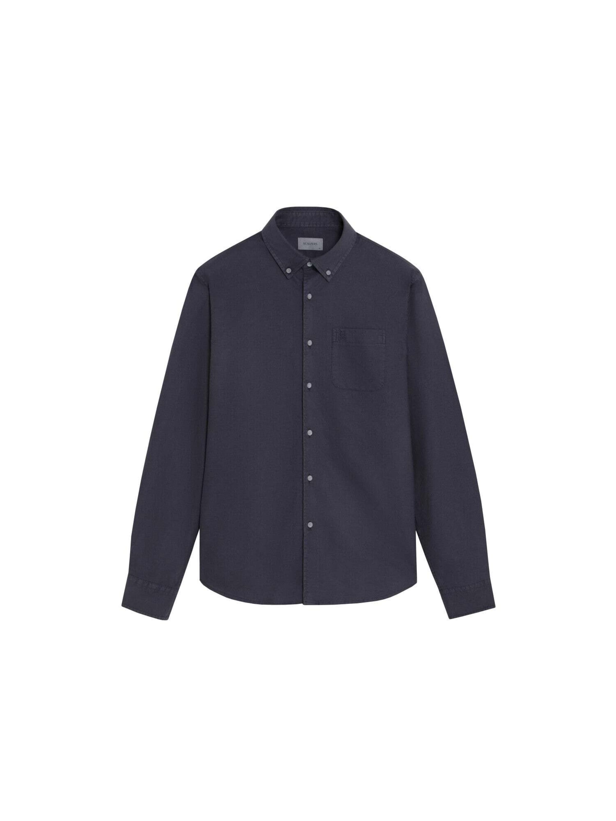 zils Scalpers Standarta piegriezums Krekls 'Beach Oxford': no priekšpuses