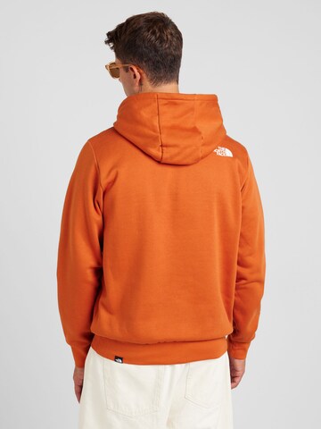 Felpa 'EASY' di THE NORTH FACE in arancione