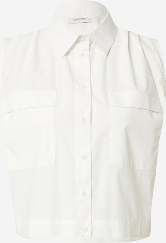 Camicia da donna 'Fabienne' di Wemoto in bianco: frontale