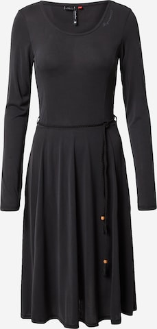 Ragwear Kleid 'RITUNA' in Schwarz: predná strana