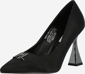 Karl Lagerfeld Официални дамски обувки 'DEBUT' в черно: отпред