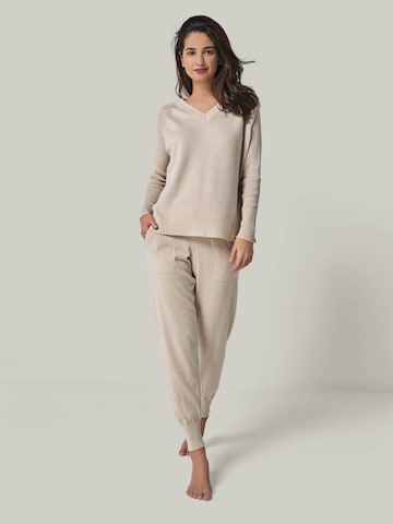 YOU LOOK PERFECT Hausanzug 'LOUNGEWEAR SET - Pullover Dorina & Pants Bella' in Beige: Vorderseite
