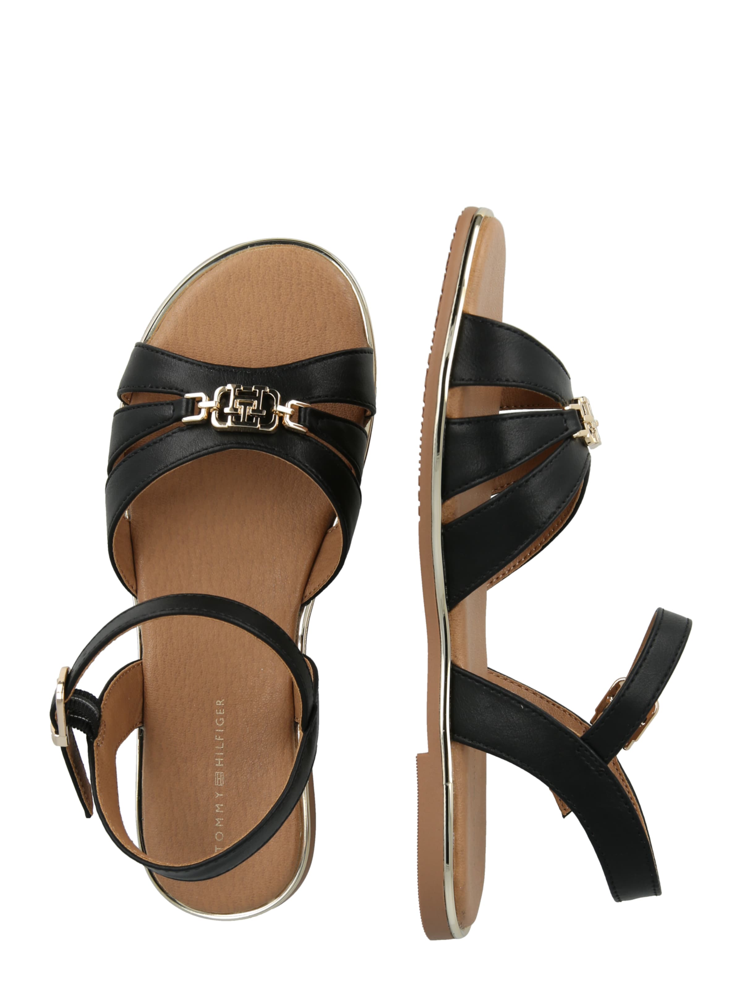 TOMMY HILFIGER Sandały w kolorze czarny