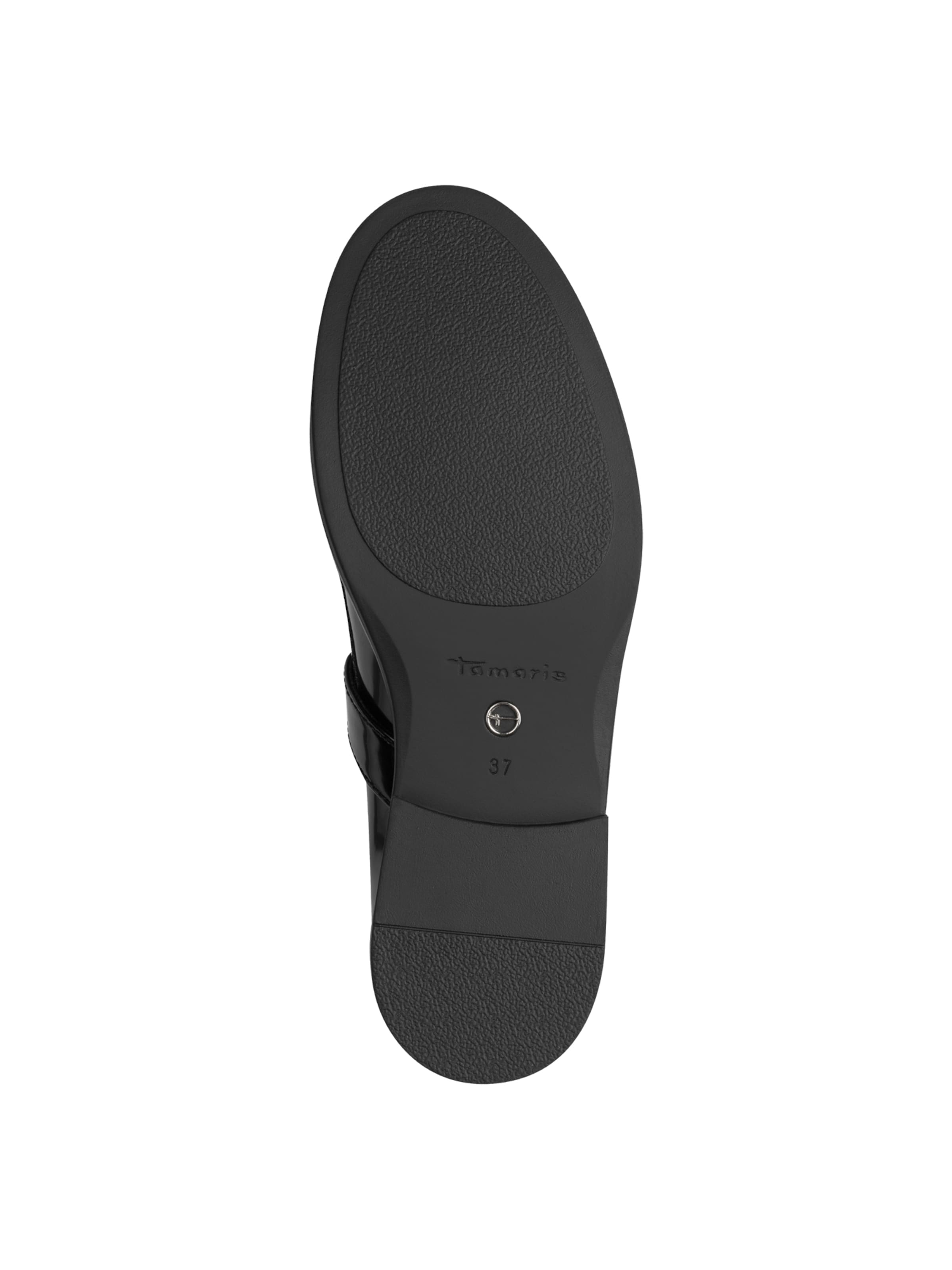 Tamaris Strap ballerina in Black