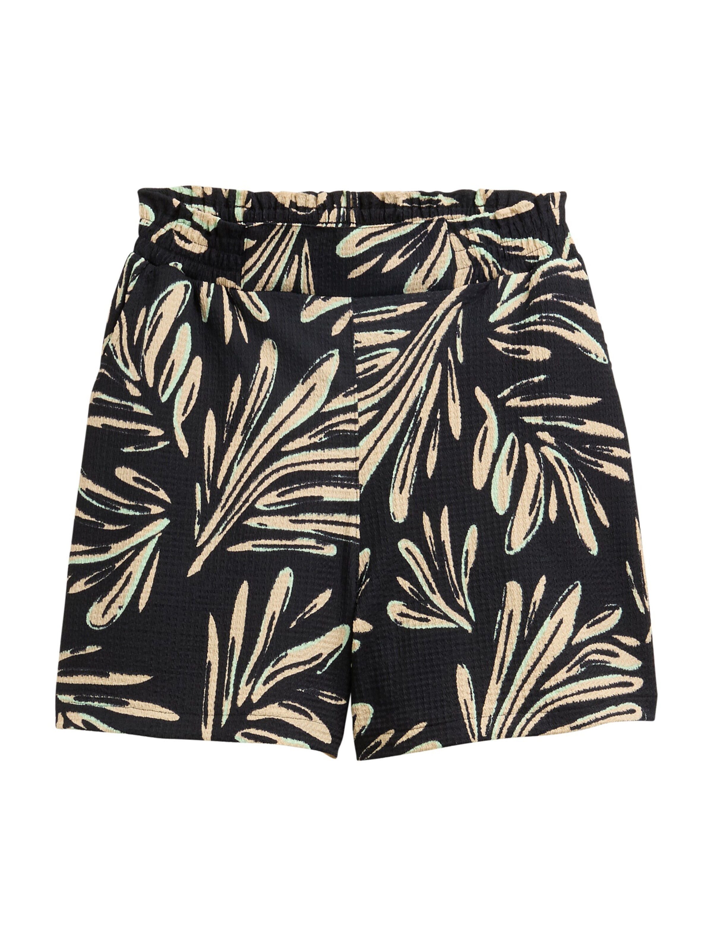 TOM TAILOR DENIM Loosefit Bukser i sort: forside