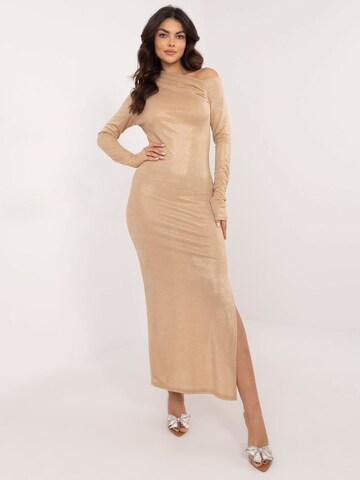 Madnezz House Abendkleid '20093.17' in Beige: Vorderseite