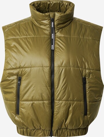 HUGO Vest 'Felere' in Green: front