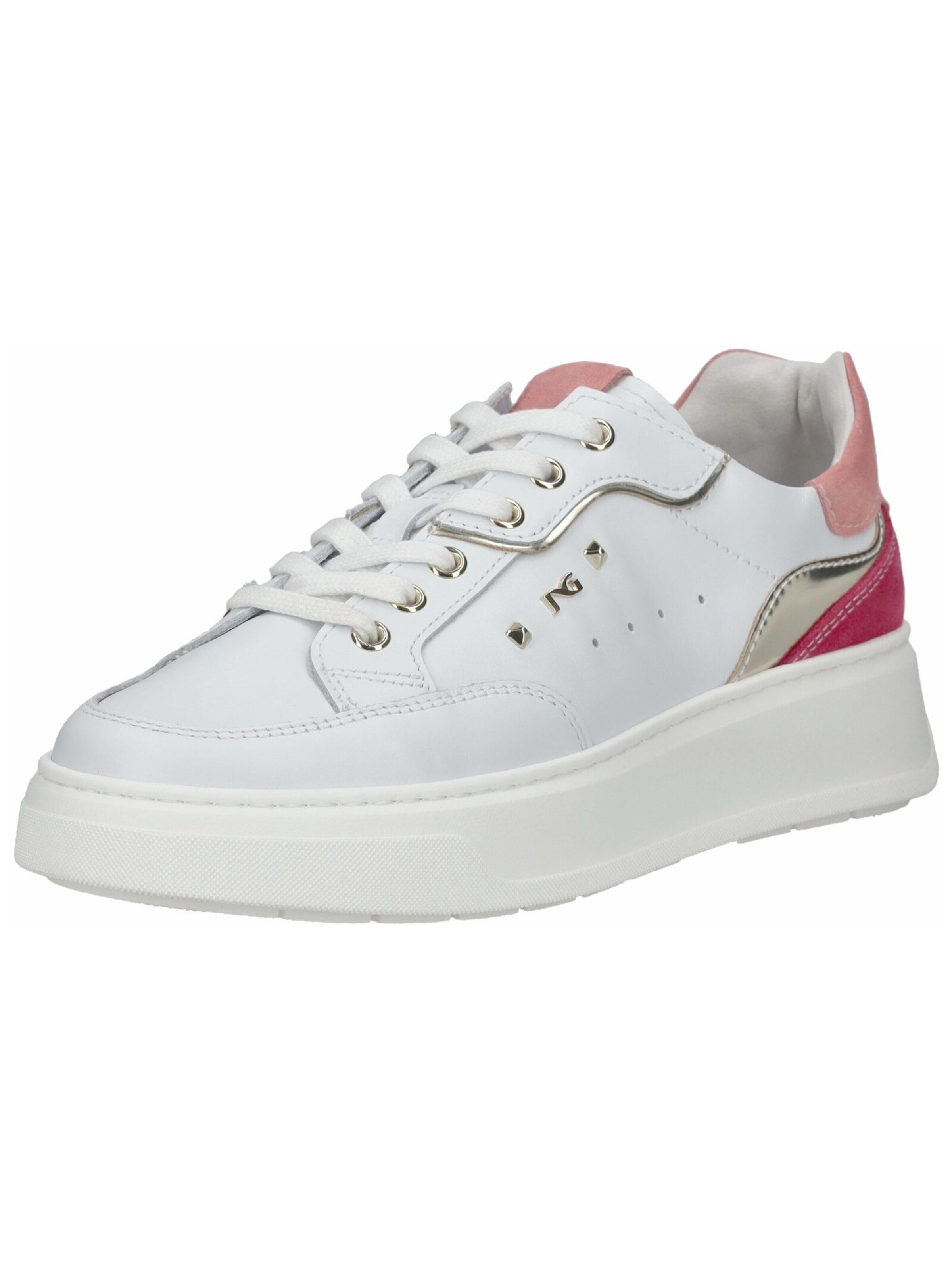 Nero Giardini Sneakers laag in Wit: voorkant