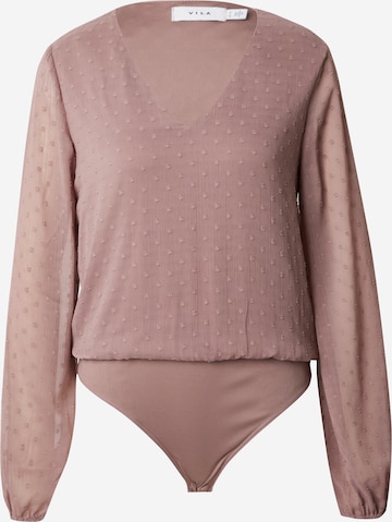 VILA - Body de blusa 'Maliana' en lila: frente