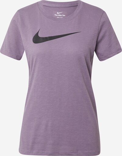 NIKE Tehnička sportska majica u svijetloljubičasta / crna, Pregled proizvoda