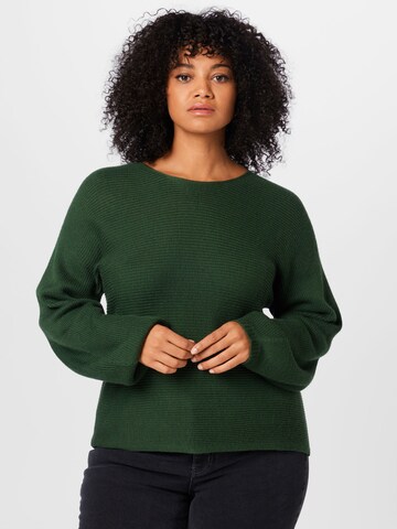 Pullover 'ATLANTICO' di Persona by Marina Rinaldi in verde: frontale