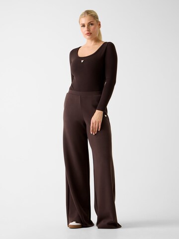 GUESS Shirt Bodysuit in Brown