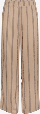 PIECES Wide Leg Hose 'Luna' in Beige: predná strana