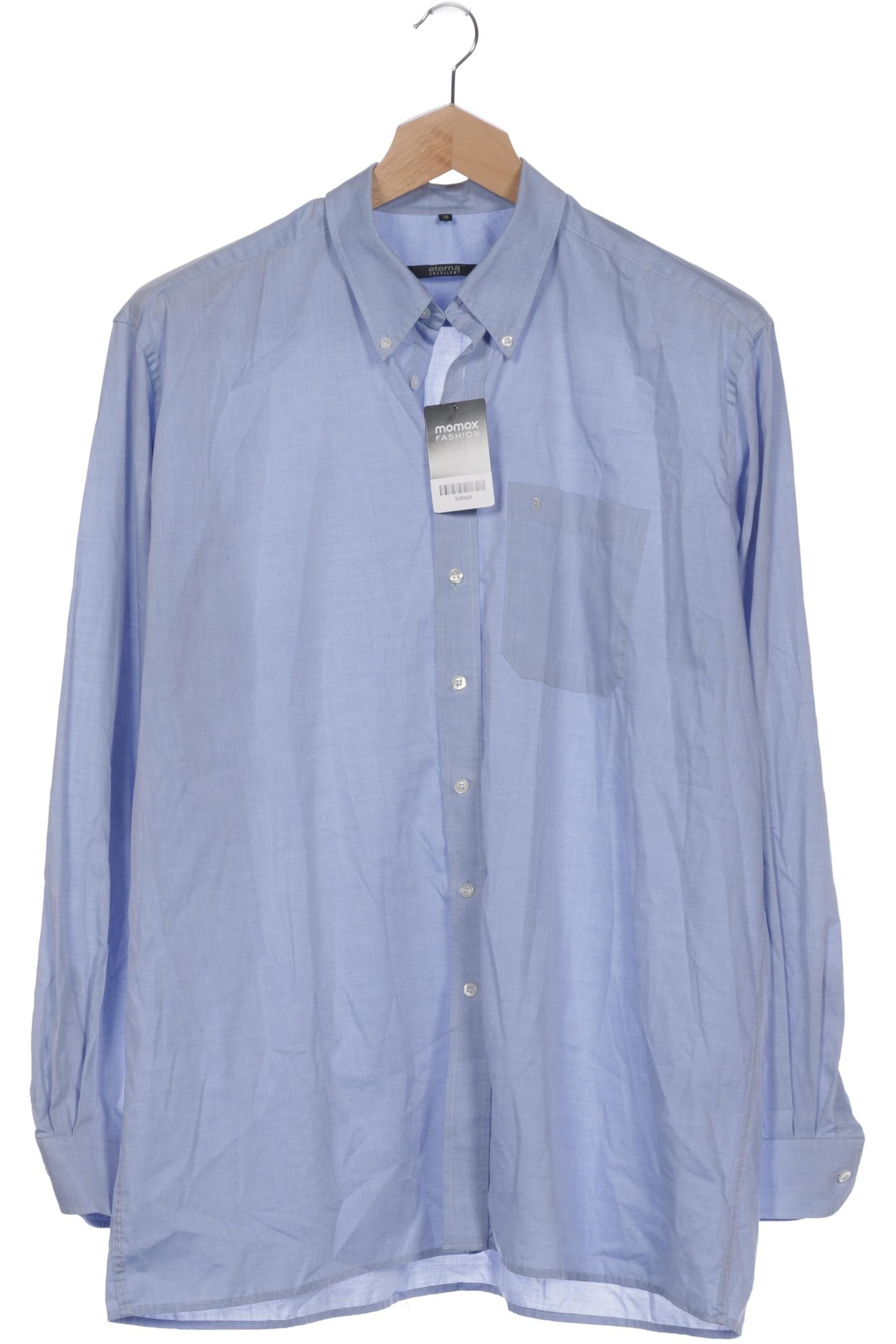 ETERNA Button Up Shirt in XXL in Blue: front