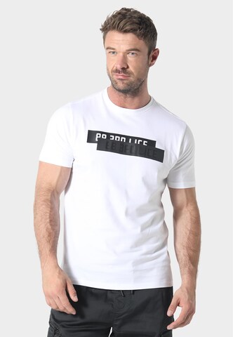 883Police Shirt 'Adrian' in White: front