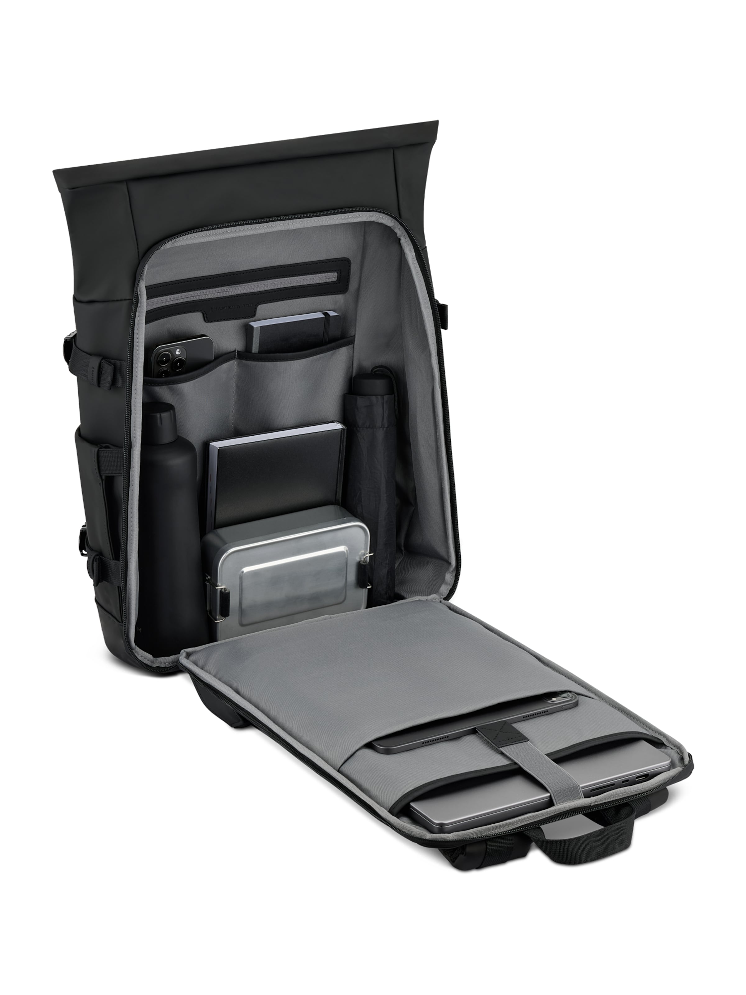 Kapten & Son Σακίδιο πλάτης 'Helsinki Pro' σε μαύρο