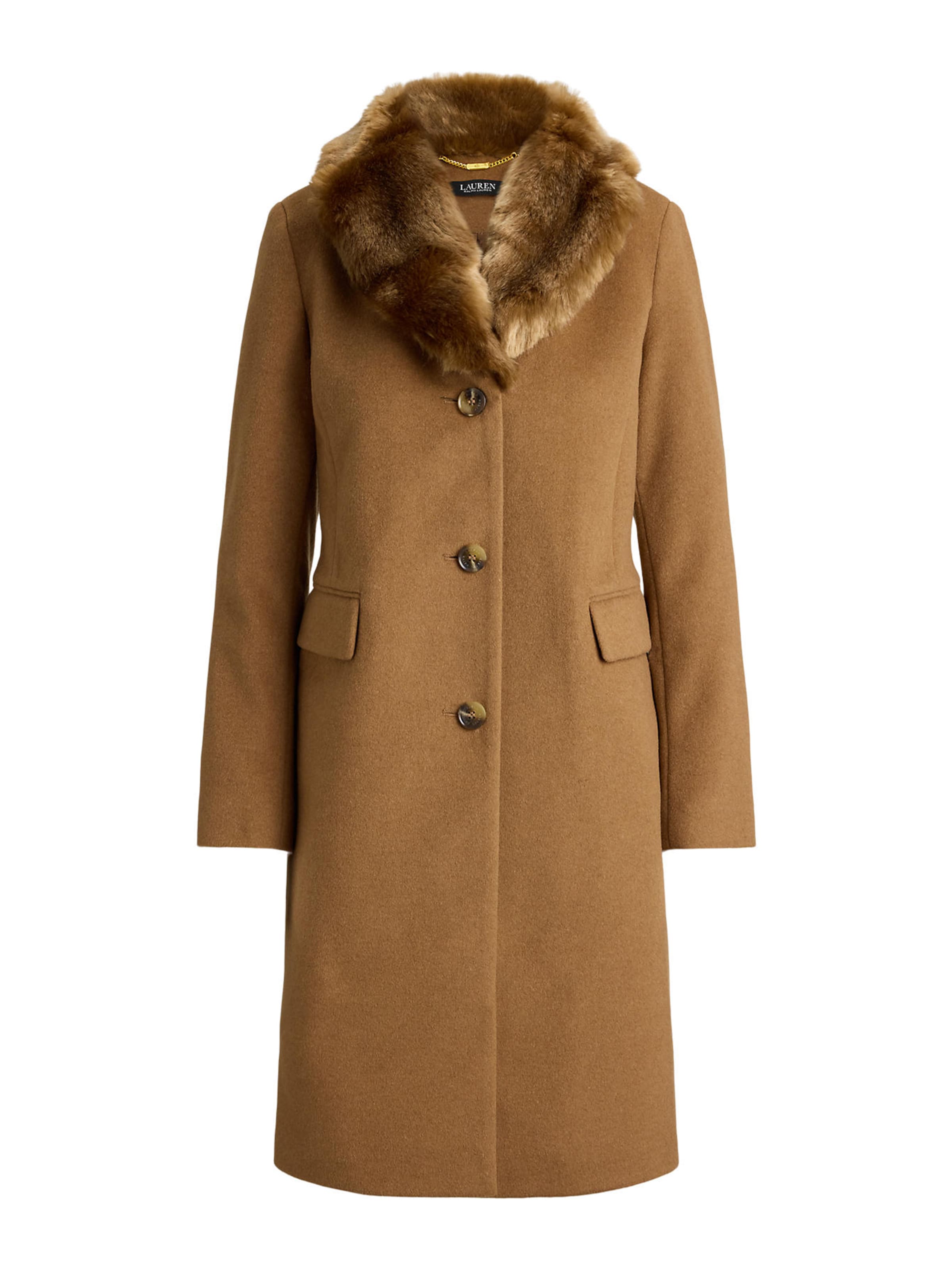 Lauren Ralph Lauren Зимнее пальто в Коричневый: спереди