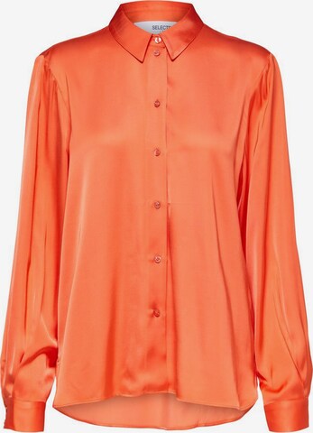 SELECTED FEMME Bluse i orange: forside