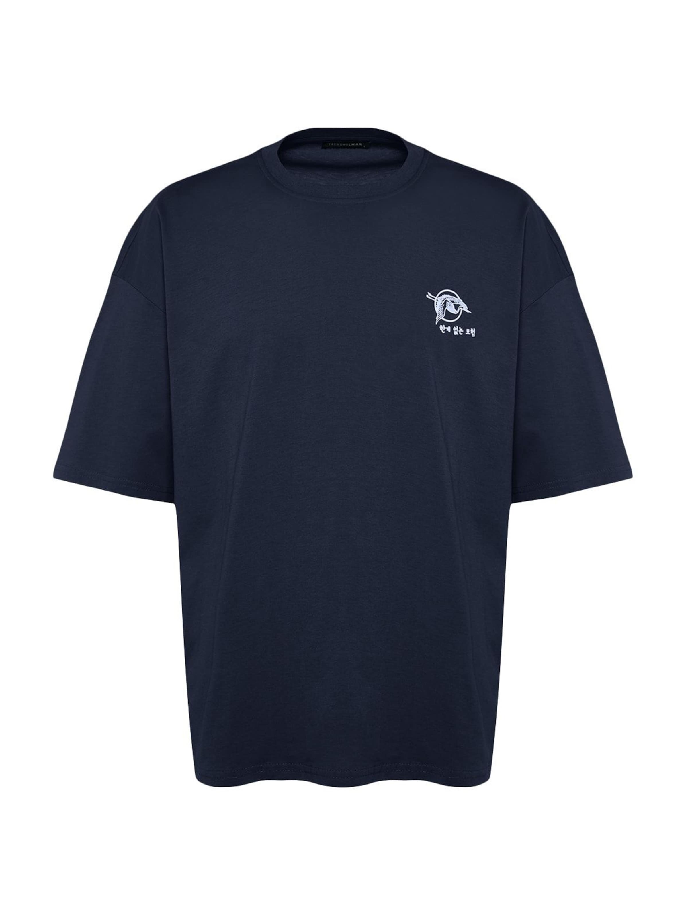 Trendyol Koszulka w kolorze niebieski: przód