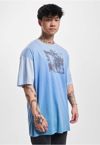 Maglietta 'NewburnSun' di Just Rhyse in blu: frontale