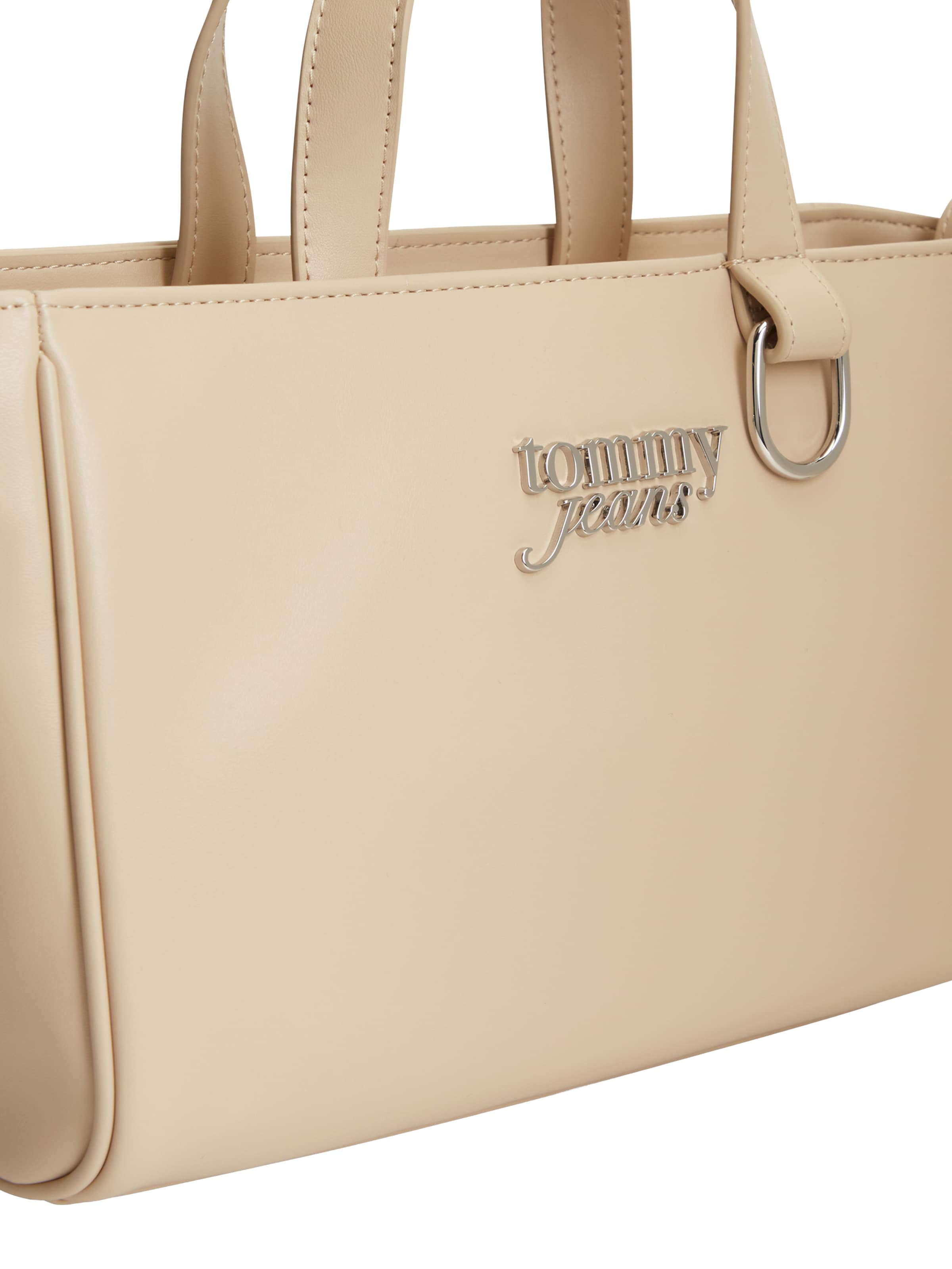 Tommy Jeans - Bolso de mano en blanco: frente