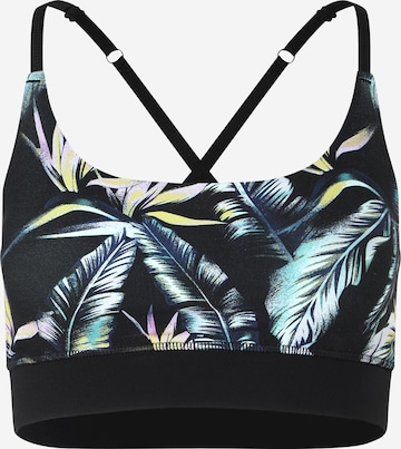 SKECHERS Bralette Sports Bra in Black: front