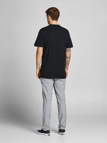 JACK & JONES Poloshirt 'Shark' in Schwarz