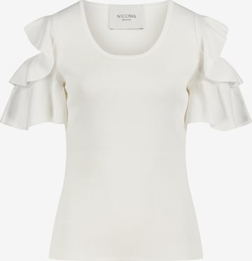 Nicowa T-Shirt in Weiß: predná strana
