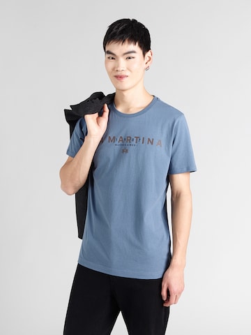 La Martina - Camiseta en gris: frente