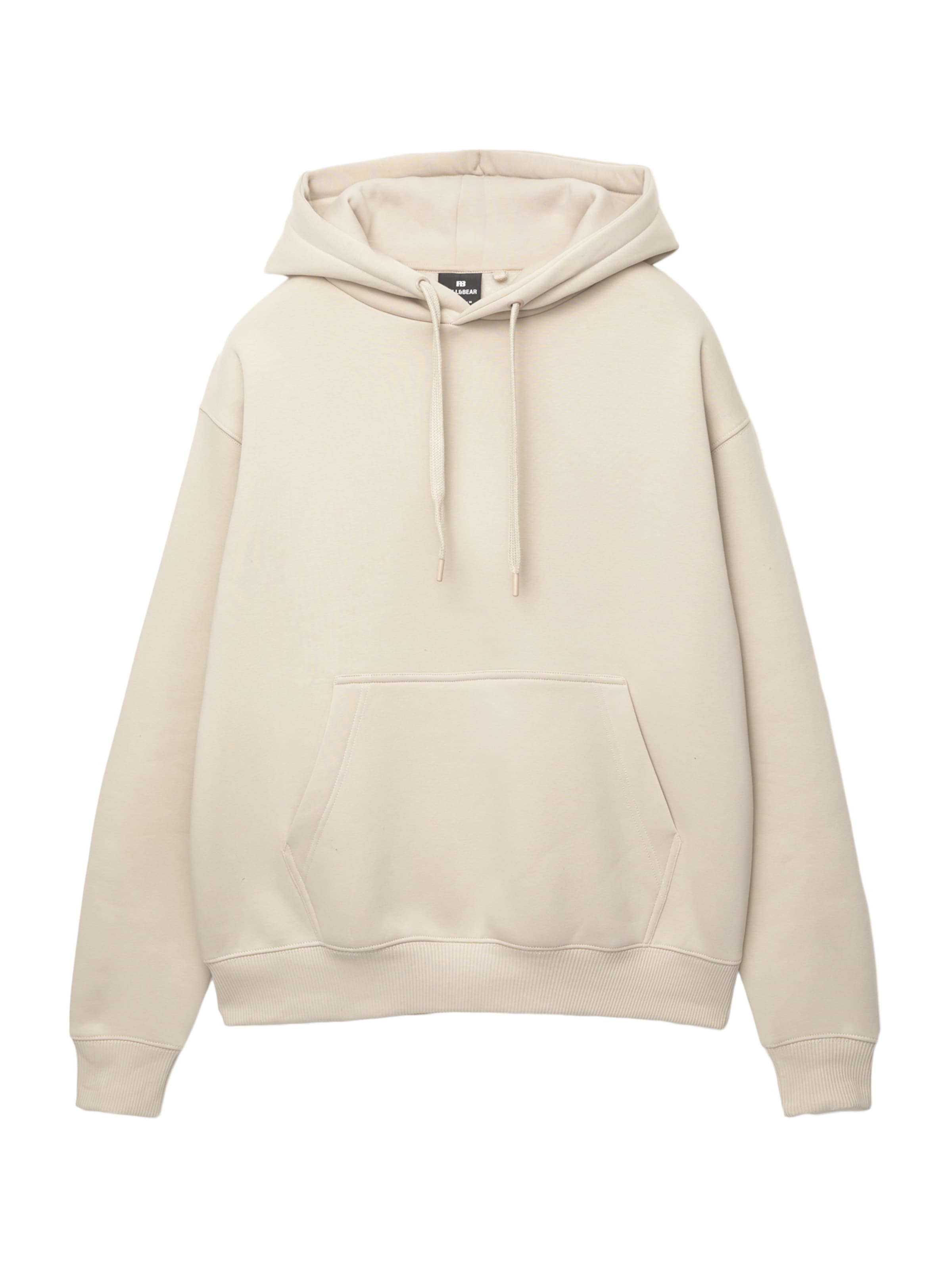 Sweat-shirt Pull&Bear en beige : devant