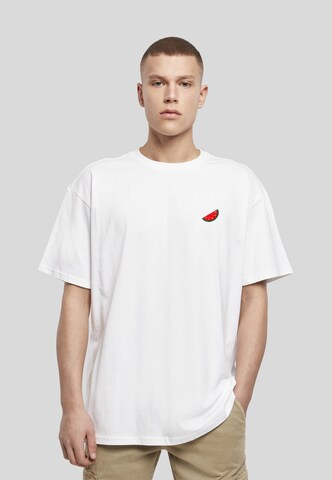 Urban Classics - Camisa 'Melon' em branco: frente