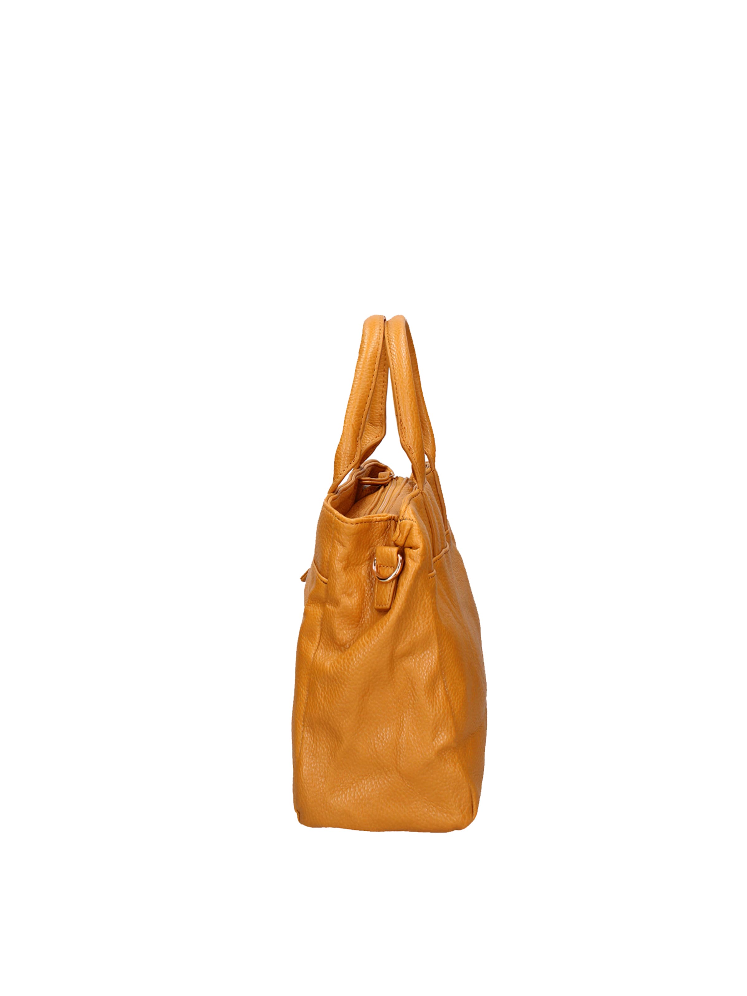 Borsa a mano 'Borsa a Mano Donna B Cavalli Ecopelle Zip - 30x22x10 cm' di B. Cavalli in giallo