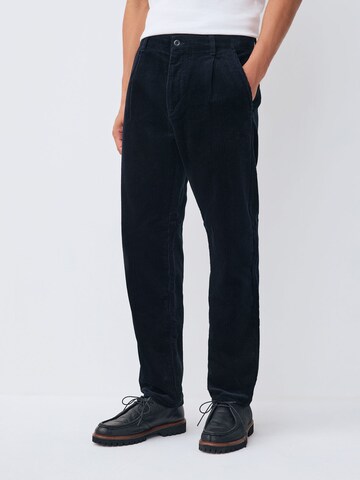 Next Слим Брюки со складками в Синий