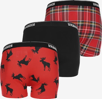 Urban Classics Boxershorts in Rood