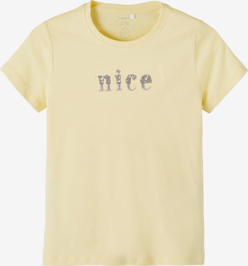 NAME IT - Camiseta 'HALDI' en amarillo: frente