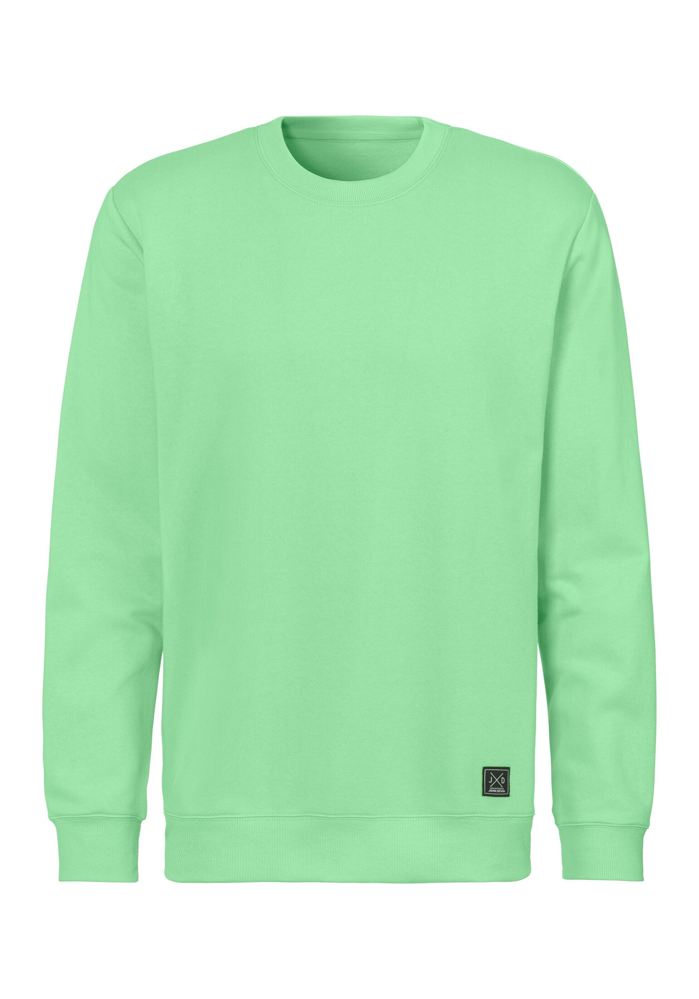 JOHN DEVIN Sweatshirt in Green: front