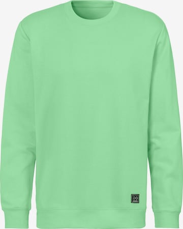 JOHN DEVIN Sweatshirt in Grün: Vorderseite