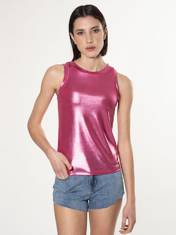 Haut Influencer en rose : devant
