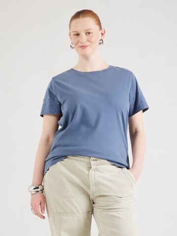 Maglietta 'CARLEN' di ONLY Carmakoma in blu: frontale