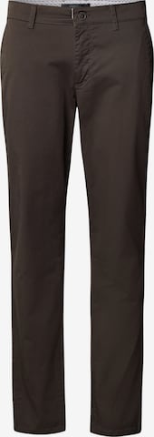 yazubi Slimfit Hose 'Dustin' in Braun: Vorderseite