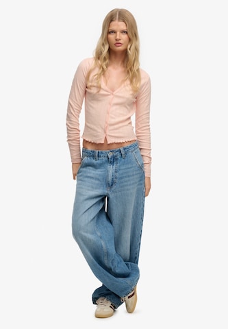 Cardigan 'Athletic Essential Pointelle' Superdry & Co en orange