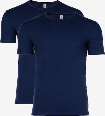 T-Shirt MOSCHINO en bleu : devant