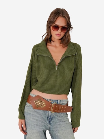 Pullover 'Pullover' di MixRay in verde: frontale
