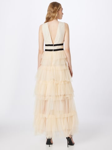 True Decadence Evening Dress in Beige