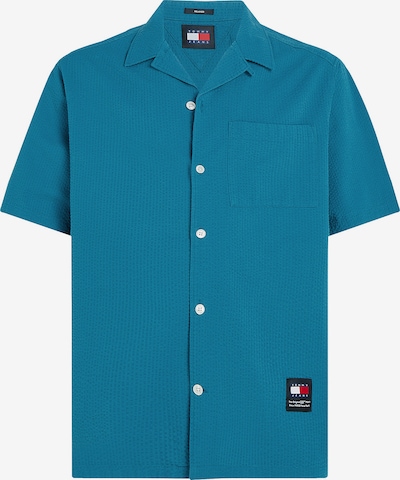 Tommy Jeans Overhemd in de kleur Cyaan blauw / Zwart, Productweergave