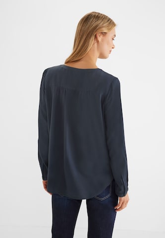 STREET ONE Bluse 'Bamika' in Blau